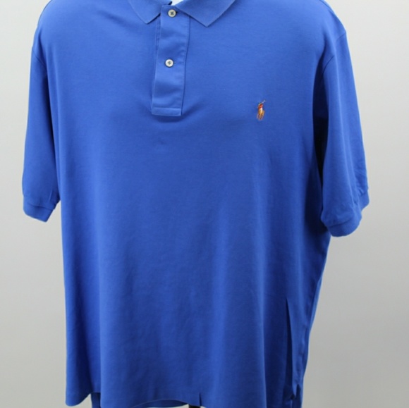 Royal blue men's Polo Ralph Lauren shirt - Picture 3 of 4